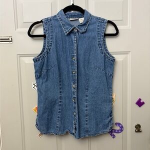 St. John's Bay Blue Denim Top